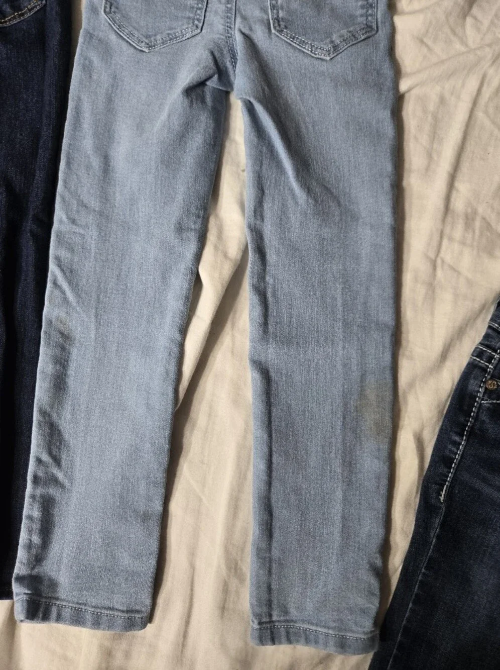 Girl's 3 Pair Of Jeans Old Navy And Oshkosh Sz 6/6xs/6xr
